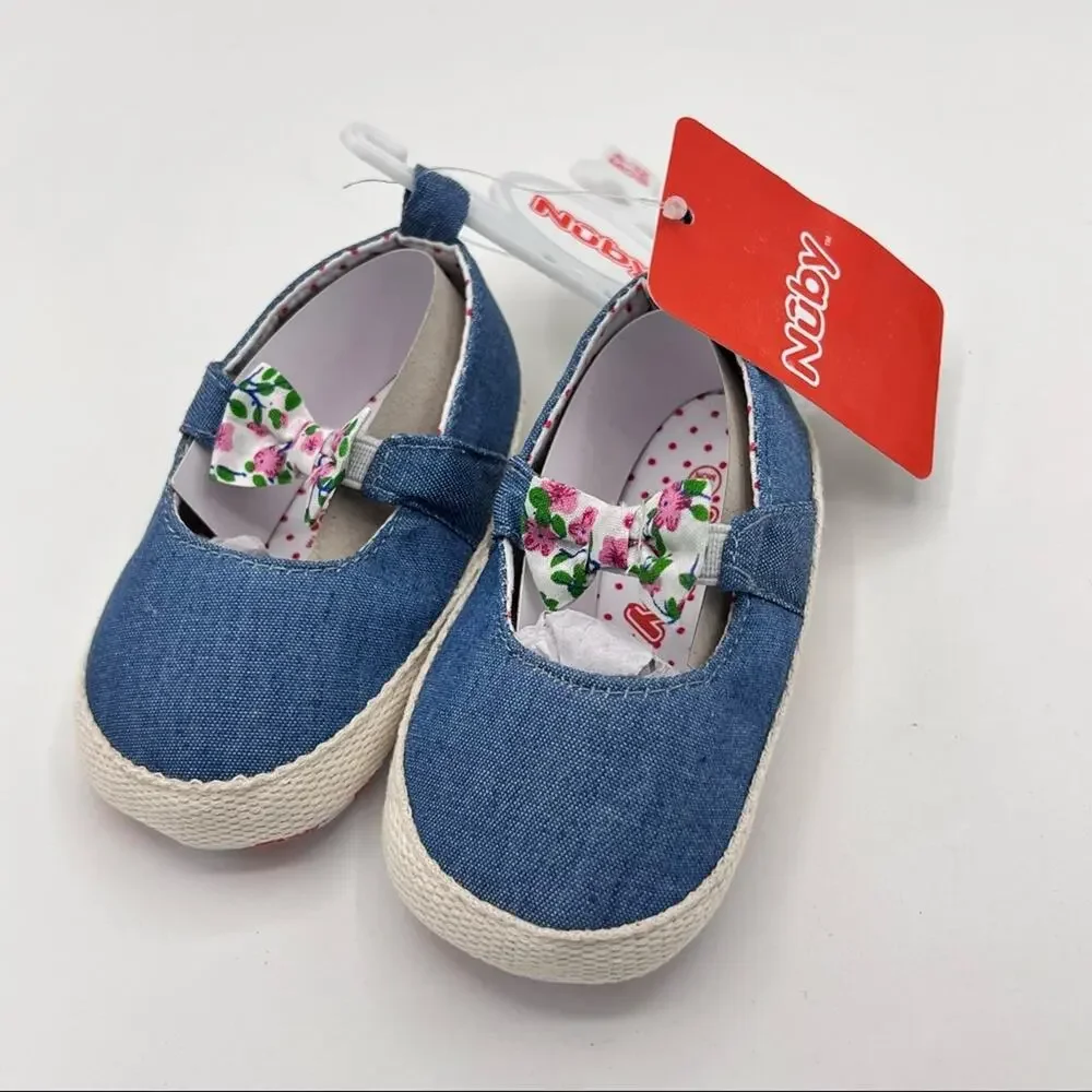 Nuby Infant Boy Baby Shoes Sz 6-12M